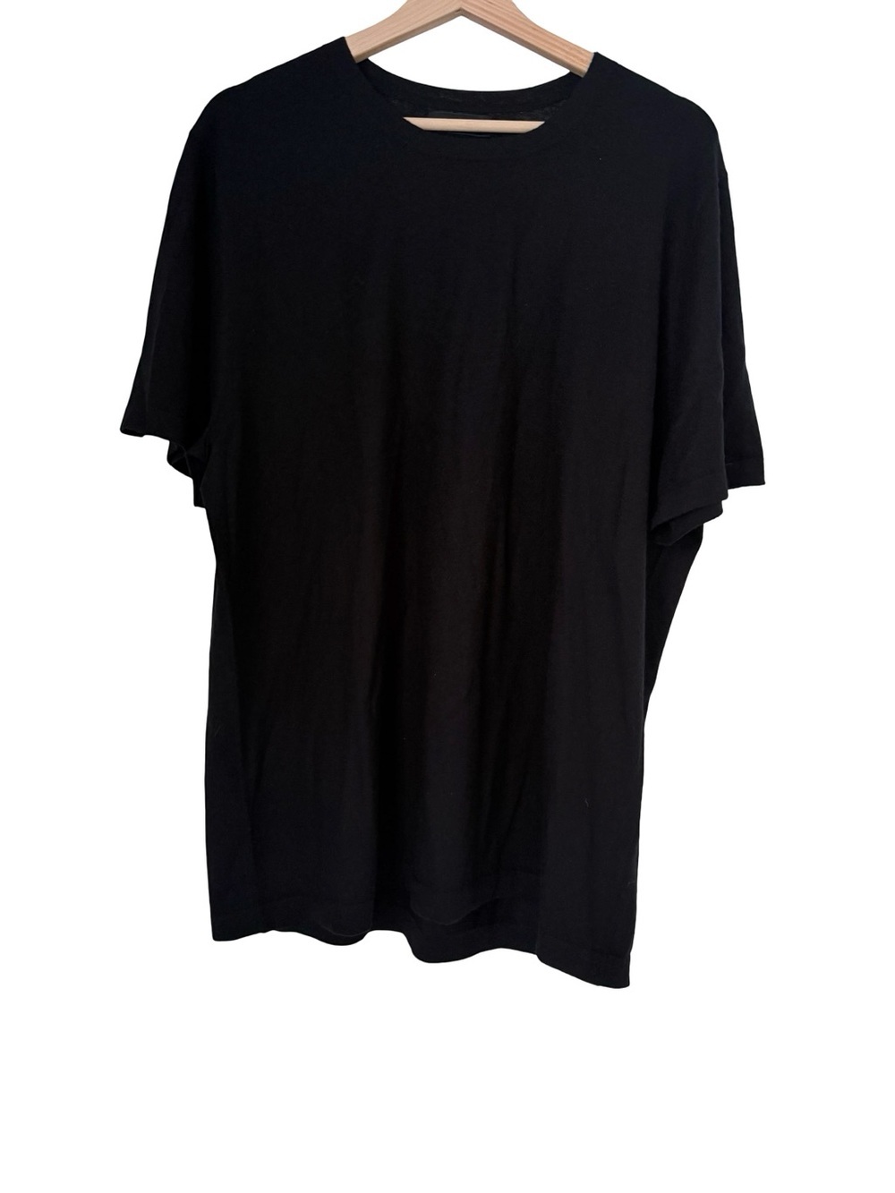 Naadam Super Fine Cashmere T-Shirt Sz XL Black